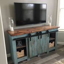 Mom S House Barn Door Console Except Navy Blue Rustic Console Tables Rustic Consoles Barn Door Console