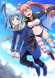 That Time I Got Reincarnated As A Slime Anime Release Date Rimuru Tempest Y Milim Personagens De Anime Menina Anime Desenhos De Anime