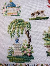 I really love playing around with images and bits of card, so i thought i would… Cross Stitch Sampler