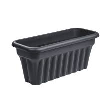 Buy Rectangular Plastic Planters Large In Green Red Terracotta Black