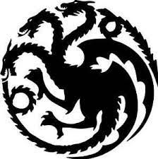 Ni389 Targaryen Logo Game Of Thrones House Vinyl Decal Sticker 5 5 Inches Black Game Of Thrones Houses Game Of Thrones Tattoo Game Of Thrones Shirts