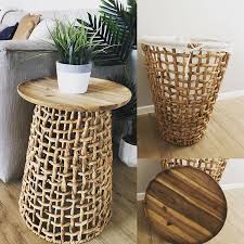 Kmart Laundry Basket Hack Thank You To Lookwhat I Found For This Amazing Idea Now A Be Table Decor Living Room Lounge Room Styling Living Room Decor Neutral