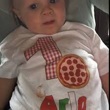 Pizza cumpleaños fiesta italiana camiseta temática, nombre personalizado de  los niños, primero, 2o cumpleaños, 3o, 4o, 5a camisa de fiesta, camisa de  pizza para niños pequeños EX 339