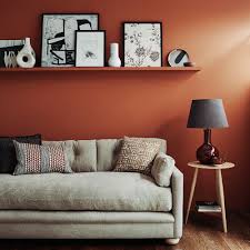 Want To Be Bold With Colour Check Out This Rust Coloured Living Room To See How Much Impact A Wal Living Room Wall Color Room Wall Colors Living Room Pictures