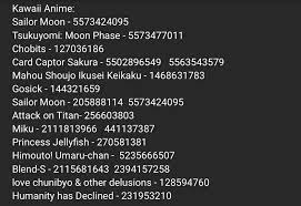 You can use them in bloxburg, royale high, and many other games on. Anime Poster Codes For Bloxburg Instaimage