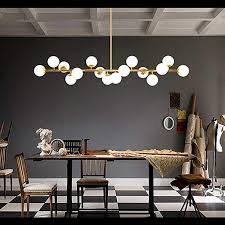 Fandian Post Modern Ceiling Light Led Chandelier Pendant Lamp Dna Shaped With G4 Led Kits Bright Gold Am Modern Ceiling Light Globe Decor Led Chandelier