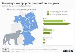 chart germanys wolf population continues to grow statista