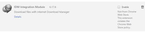 Fix Idm S Chrome Extension Violates Chrome Web Store Policy Error Idm extension has been updated in google chrome browser. fix idm s chrome extension violates