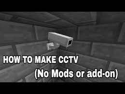 Minecraft pe mods & addons. How To Make A Working Cctv Camera In Minecraft Pe Youtube Minecraft Minecraft Pe Cctv Camera