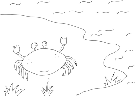 Set off fireworks to wish amer. Crab Near Pond Coloring Page