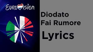English translation of lyrics for zitti e buoni by måneskin. Diodato Fai Rumore Lyrics With English Translation Italy Eurovision 2020 Chords Chordify