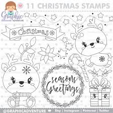 Learn how to draw this cute christmas holiday reindeer super easy, step by step. Christmas Stamps Reindeer Stamps Christmas Coloring Pages Etsy Christmas Coloring Pages Christmas Stamps Coloring Pages