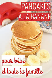 Pancakes A La Banane Sans Oeufs Cuisinez Pour Bebe Recette Pancakes A La Banane Recette Recettes De Cuisine