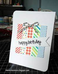 Check out several different ways to use washi tape in card making! 200 Cards Washi Tape Ideas Washi Tape Cards Washi Tape Washi