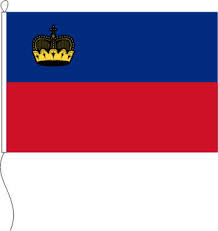 Fahne war zunächst gelb und rot, zuletzt jedoch blau und rot. Flagge Liechtenstein Mit Wappen 20 X 30 Cm Marinflag Maris Flaggen Gmbh
