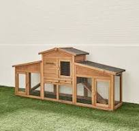 Clapier en bois ANGORA pour lapin et autres rongeurs, 4 ...