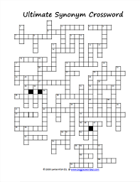 You can play it any day of the week! The Ultimate Synonym Crossword