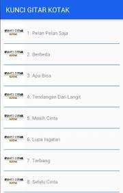 Ke angkasa ku akan terbang. Kunci Gitar Kotak Fur Android Apk Herunterladen
