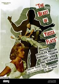 THE BEAST OF YUCCA FLATS POSTER Stock Photo - Alamy