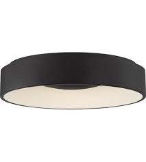Nuvo 62 1454 Orbit Led 23 Inch Black Flush Mount Ceiling Light