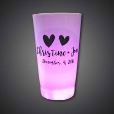Customized 16 Oz Lighted Glass Customcpl
