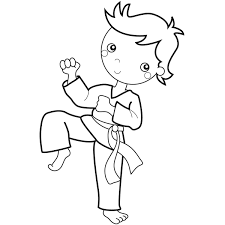 Marisa Straccia Karate Kids Embroidery Designs Coloring Pages Sports Coloring Pages Coloring Pages For Boys