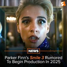 MOVIE NEWS: #Smile3 is rumored to be going into production in 2025, with  Parker Finn attached to write and direct. What do you want to see from a  Smile 3? (via World
