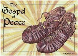 Ephesians 06 Armour Of God Gospel Of Peace Yellow Armor Of God Gospel Ephesians
