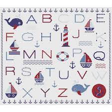 Point de croix toile imprimée abecedaire. 61 Idees De Broderie Abecedaire Alphabet En 2021 Broderie Point De Croix Kit Point De Croix