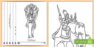 All you need is photoshop (or similar), a good photo, and a couple of minutes. Hindu Gods Names And Words Coloring Page
