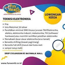 Read reviews and book today! Lowongan Kerja Teknisi Elektronika Lulusan Smk Di Fun World Atmago