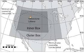 Monthly updates from the yellowstone volcano observatory (yvo) summarize seismic activity (table 1) and ground deformation at yellowstone caldera. Map Of North America Illustrating The Known Ashfall From Two Eruptions Download Scientific Diagram