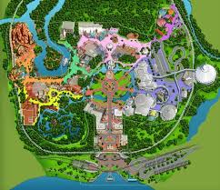 Floorplan Theme Park Map Illustrated Map Park Art