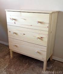 Add inexpensive legs to an ikea shelving unit for a side table that's modern and classic all at the same time. Ikea Tarva Hack 3 Drawer Chest To Bar Cabinet
