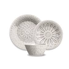 Black And White Melamine Dinnerware Sets Ibiza 12 Piece Melamine Dinnerware Set By Tarhong Melamine Dinnerware Sets Melamine Dinnerware Outdoor Dinnerware