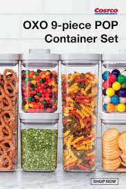 Inventory and pricing may vary at your warehouse location and are subject to change. Oxo Softworks 9 Piece Pop Container Set In 2021 Food Storage Inspiration Container Set Oxo Pop Containers