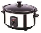 Morphy Richards Oval Slow Cooker,L - Silver. uk