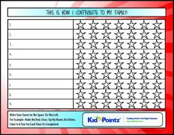 Chore Chart Color Your Own Great For Preschoolers Kid