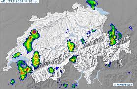 Radarbilder für regen, schnee und hagel. Meteoschweiz Radarechos Zu Weit Nordlich Schweizer Sturmforum