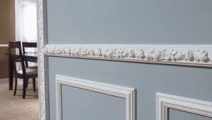Chair rail is certainly conspicuous because it sits at about waist high and usually separates two different wall treatments. Install Moulding