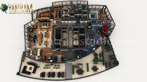 Professional 3d Commercial Office Floor Plan Design By Architectural Design Studio Dubai Uae Rooftop Design Architectural Design Studio Floor Plan Design