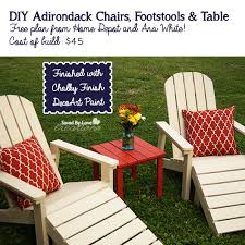 This tutorial is using the ana white 2x4 adirondack chair plans an. Diy 45 Five Piece Outdoor Adirondack Furniture Set