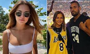 Nick kyrgios has been fined 15,000 euros (£13,190) by association of tennis professionals (atp) after making suggestive gestures with a water this is the latest in many bizarre moments in kyrgios' career. Nick Kyrgios Ex Girlfriend Says He Is A Good Person After Relationship Ended On Bad Terms Daily Mail Online