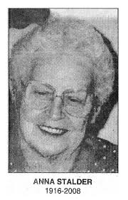 STALDER, Anna Elizabeth