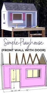 Maybe you would like to learn more about one of these? Build The Simple Playhouse Front Wall With Door Ana White