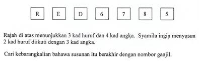 Berikut ini adalah urutan pangkat perwira menengah tni ad dari tingkatan pangkat paling bawah sampai tingkatan pangkat tni ad tertinggi Matematik Tambahan Kebarangkalian Mudah
