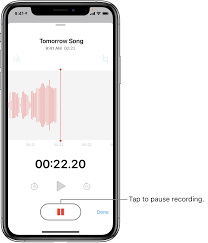 Where are audio recordings stored on iphone? Make A Recording In Voice Memos On Iphone Apple Support