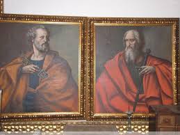 Que ellos elijan su día y le hagan saber al santo padre que vive en roma. San Pedro Y San Pablo Tarantasia Romero Artelista Com