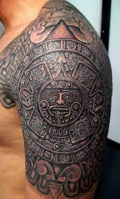 Mirren's tattoo is a mayan phrase: Maya And Aztec Tattoos