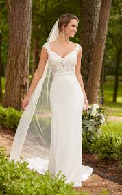 Eddy k italia style ek1378 lucy stunning top, stunning train, stunning dress! Wedding Dresses Cap Sleeve Column Wedding Dress Stella York